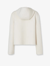 Fendi Women's FF Zucca Wool Jacket White