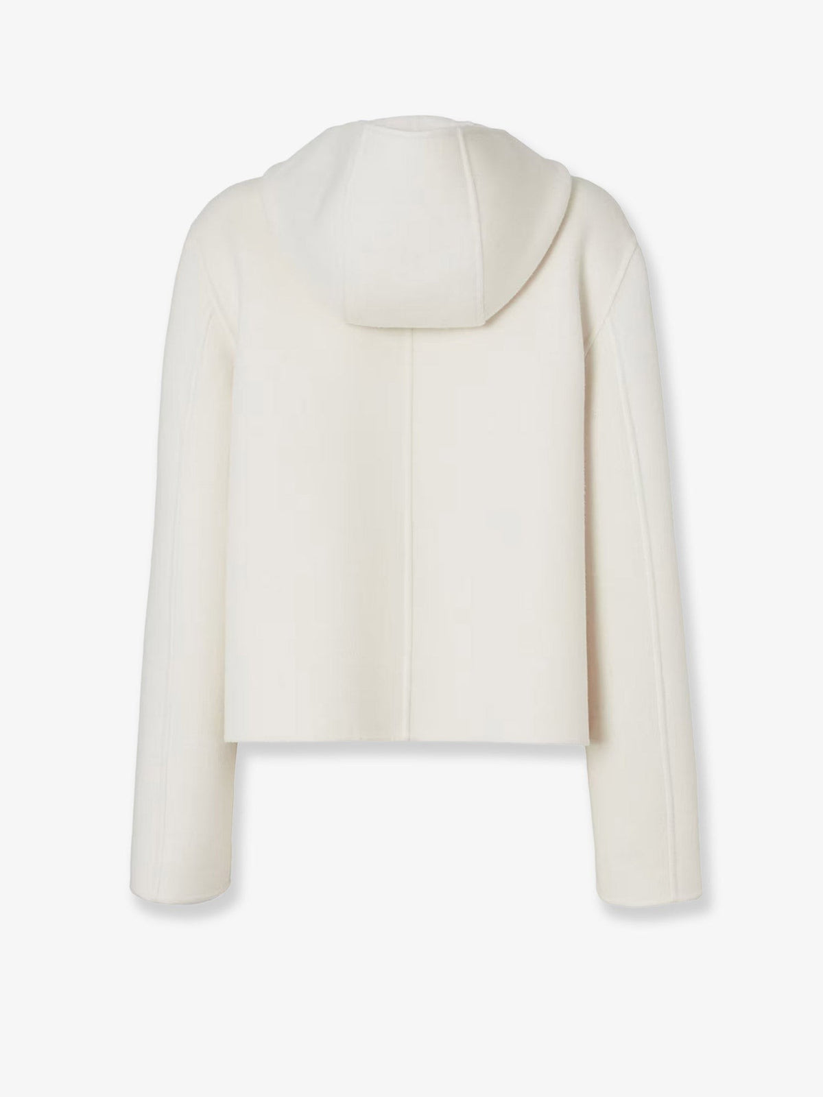 Fendi Women's FF Zucca Wool Jacket White