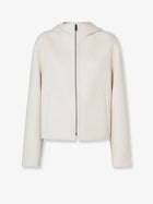 Fendi Women's FF Zucca Wool Jacket White