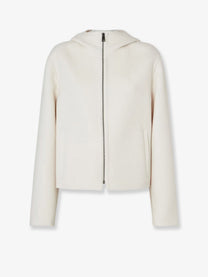 Fendi Women's FF Zucca Wool Jacket White