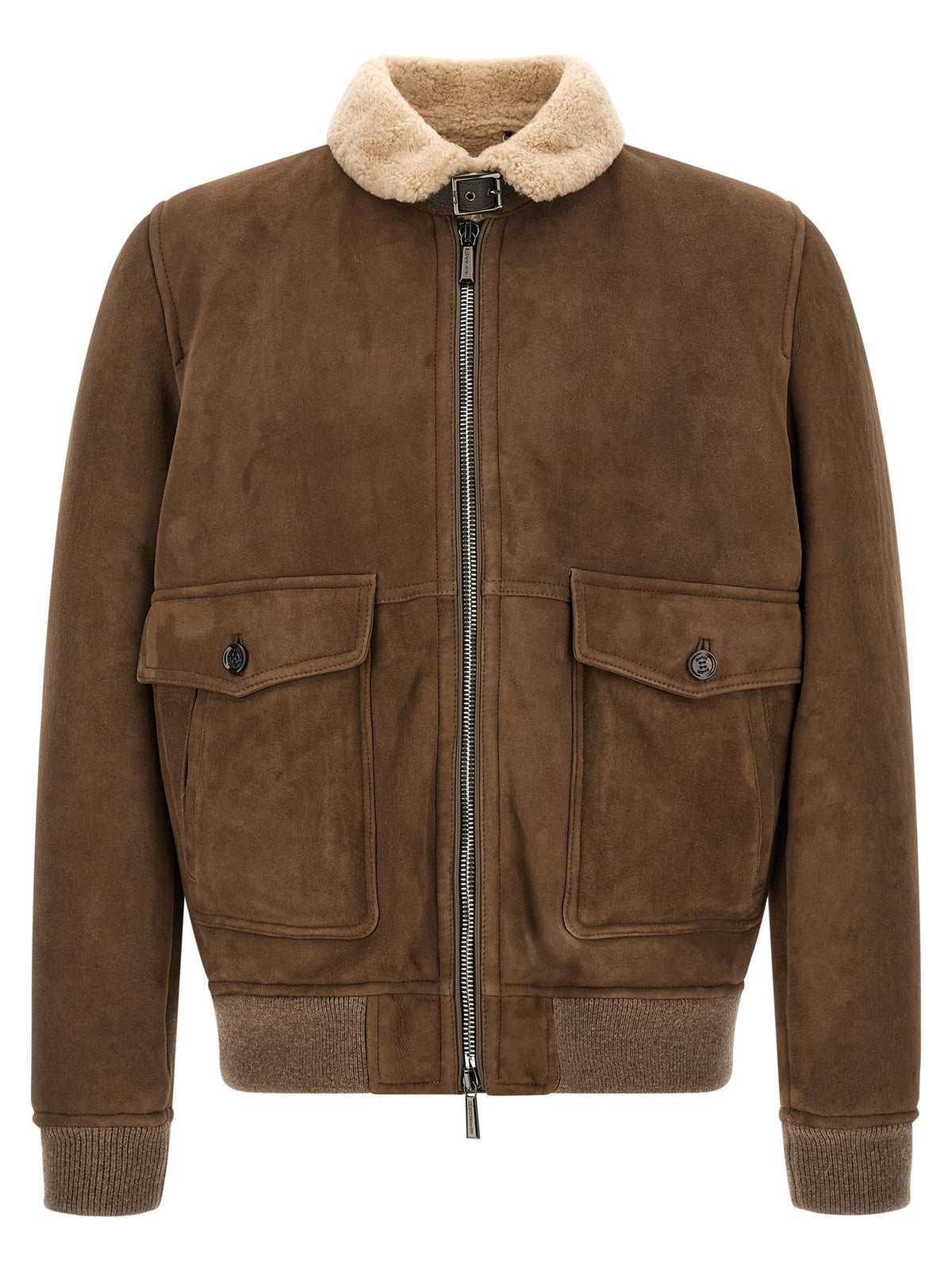 MooRER Fiano Bomber Jacket Brown