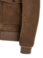MooRER Fiano Bomber Jacket Brown