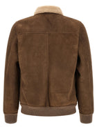 MooRER Fiano Bomber Jacket Brown