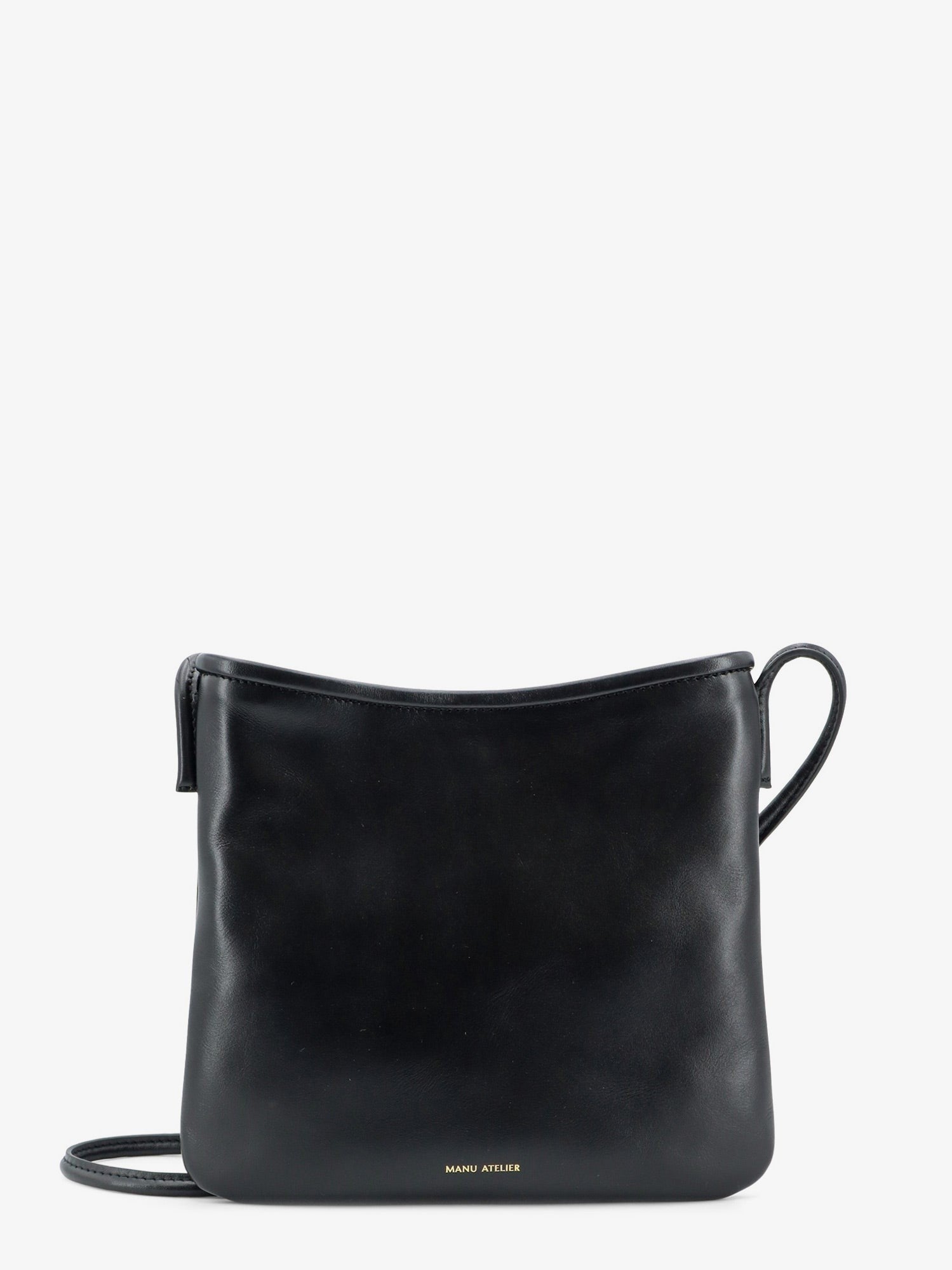 Manu Atelier Women's Fidèle Leather Crossbody Bag Black