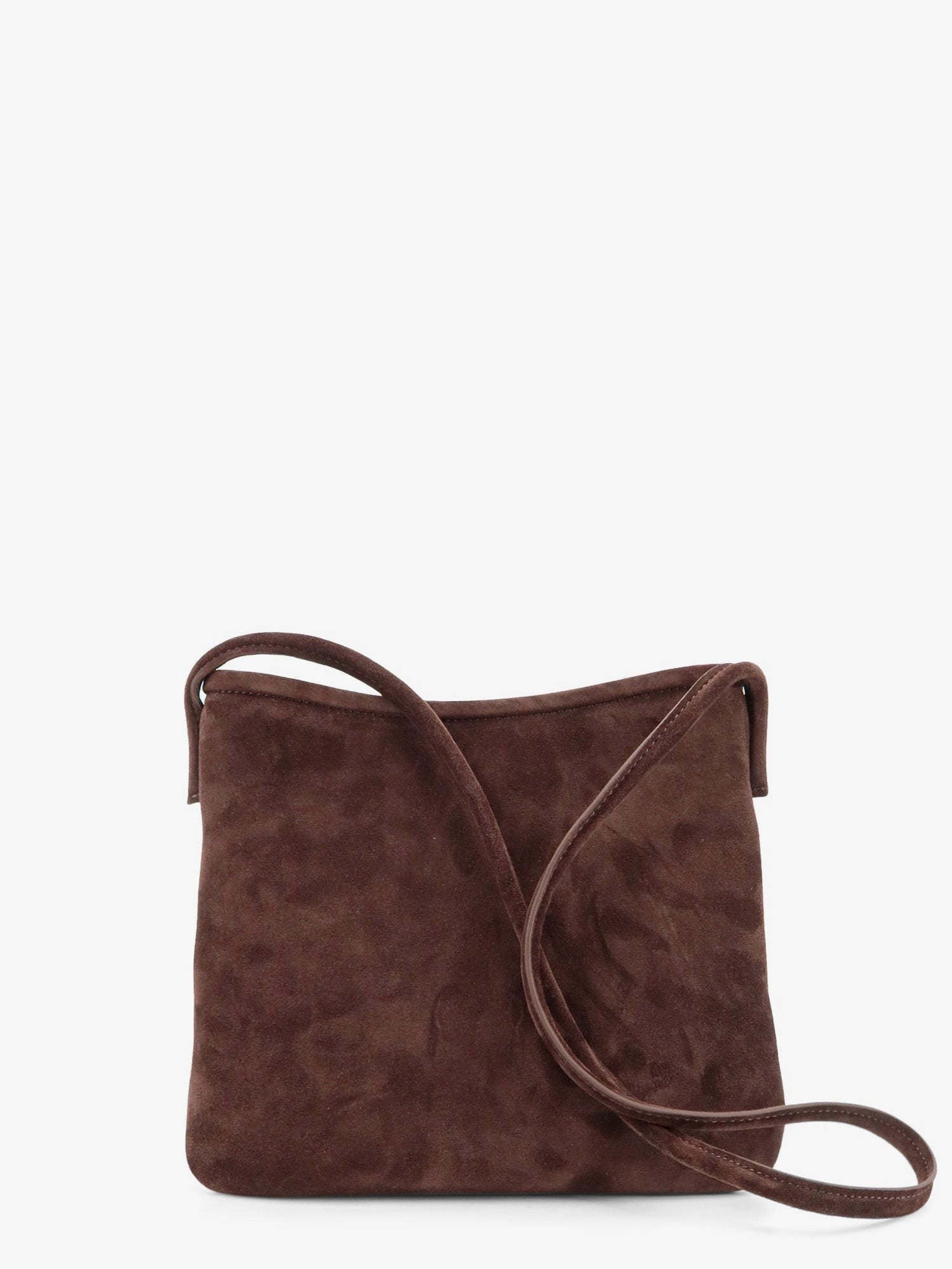 Manu Atelier Women's Fidéle Suede Crossbody Bag Brown