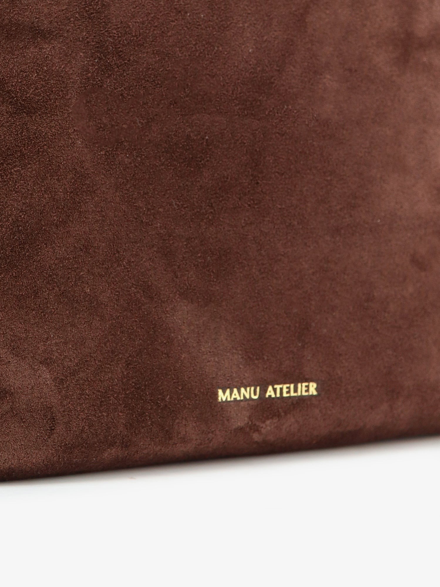 Manu Atelier Women's Fidéle Suede Crossbody Bag Brown