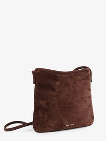 Manu Atelier Women's Fidéle Suede Crossbody Bag Brown