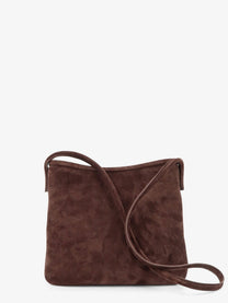 Manu Atelier Women's Fidéle Suede Crossbody Bag Brown