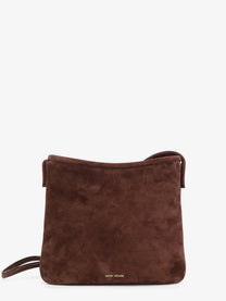Manu Atelier Women's Fidéle Suede Crossbody Bag Brown