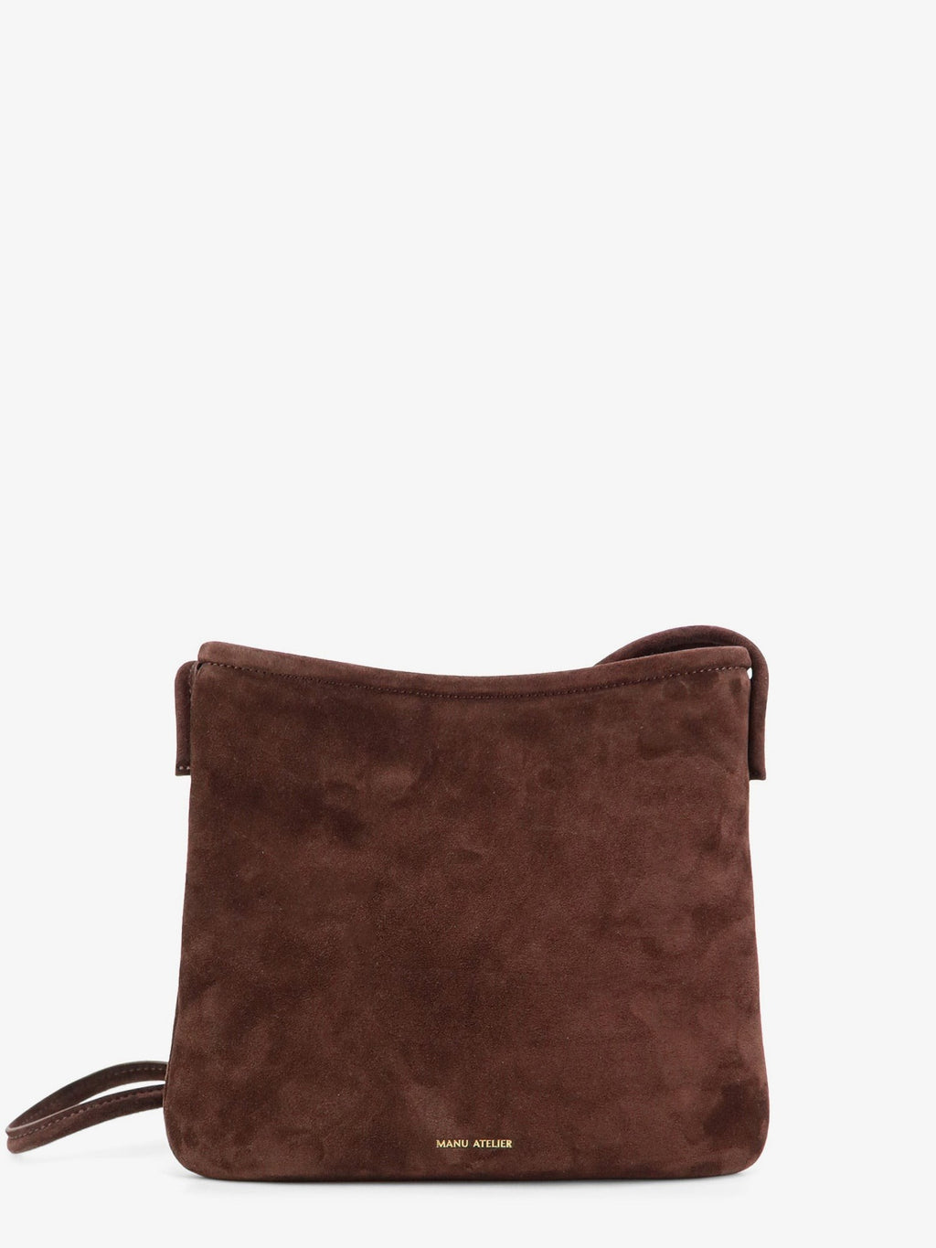 Manu Atelier Women's Fidéle Suede Crossbody Bag Brown