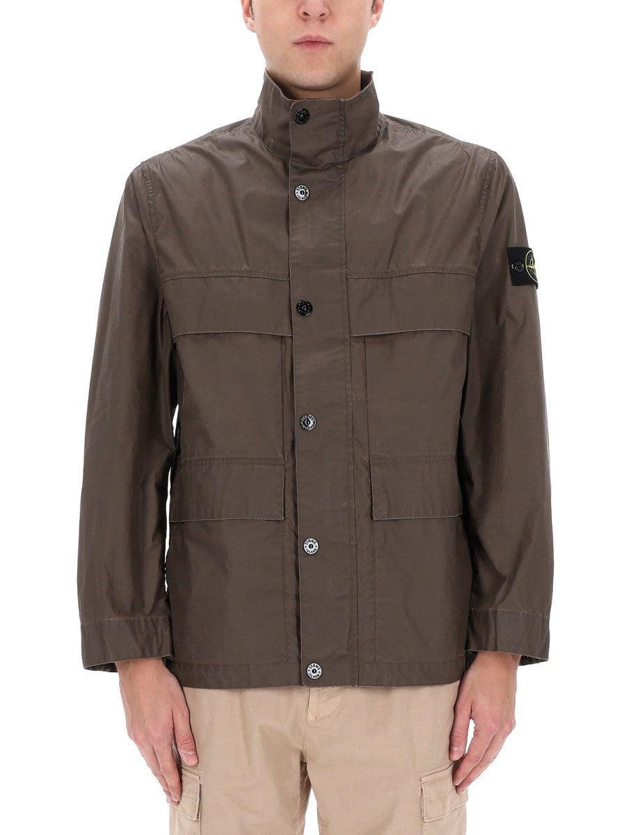 Stone Island Men's Field Jacket Brown