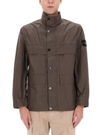 Stone Island Men's Field Jacket Brown