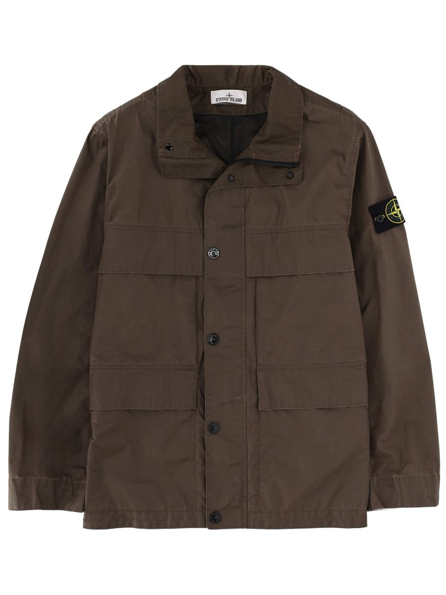 Stone Island Men's Field Jacket Brown