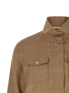 Herno Field Jacket Beige, view 3