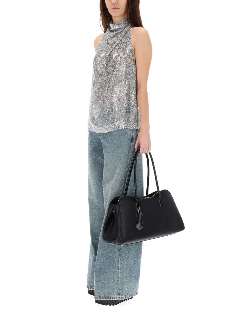 Stella McCartney Women's Fil Coupe Top Silver