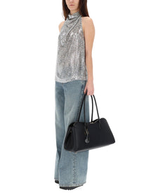Stella McCartney Women's Fil Coupe Top Silver