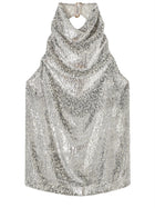 Stella McCartney Women's Fil Coupe Top Silver