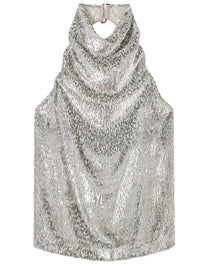 Stella McCartney Women's Fil Coupe Top Silver