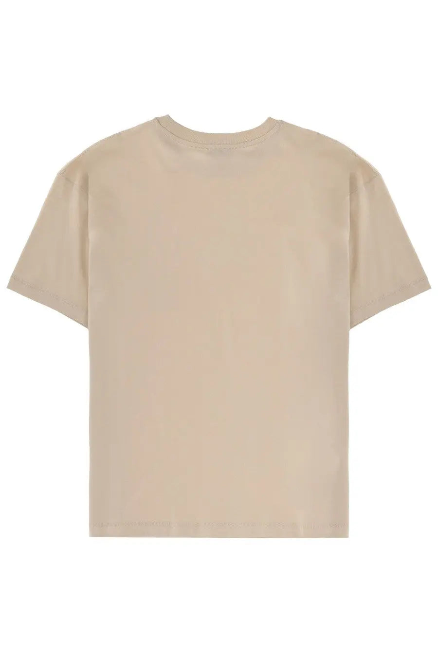 Filippa K women’s loose fit beige short-sleeved t-shirt with crew neck and relaxed fit