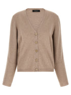 Fabiana Filippi Filo Diamante Cardigan Beige