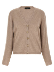 Fabiana Filippi Filo Diamante Cardigan Beige