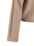 Fabiana Filippi Filo Diamante Cardigan Beige, view 4