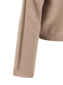 Fabiana Filippi Filo Diamante Cardigan Beige