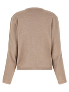 Fabiana Filippi Filo Diamante Cardigan Beige, view 2