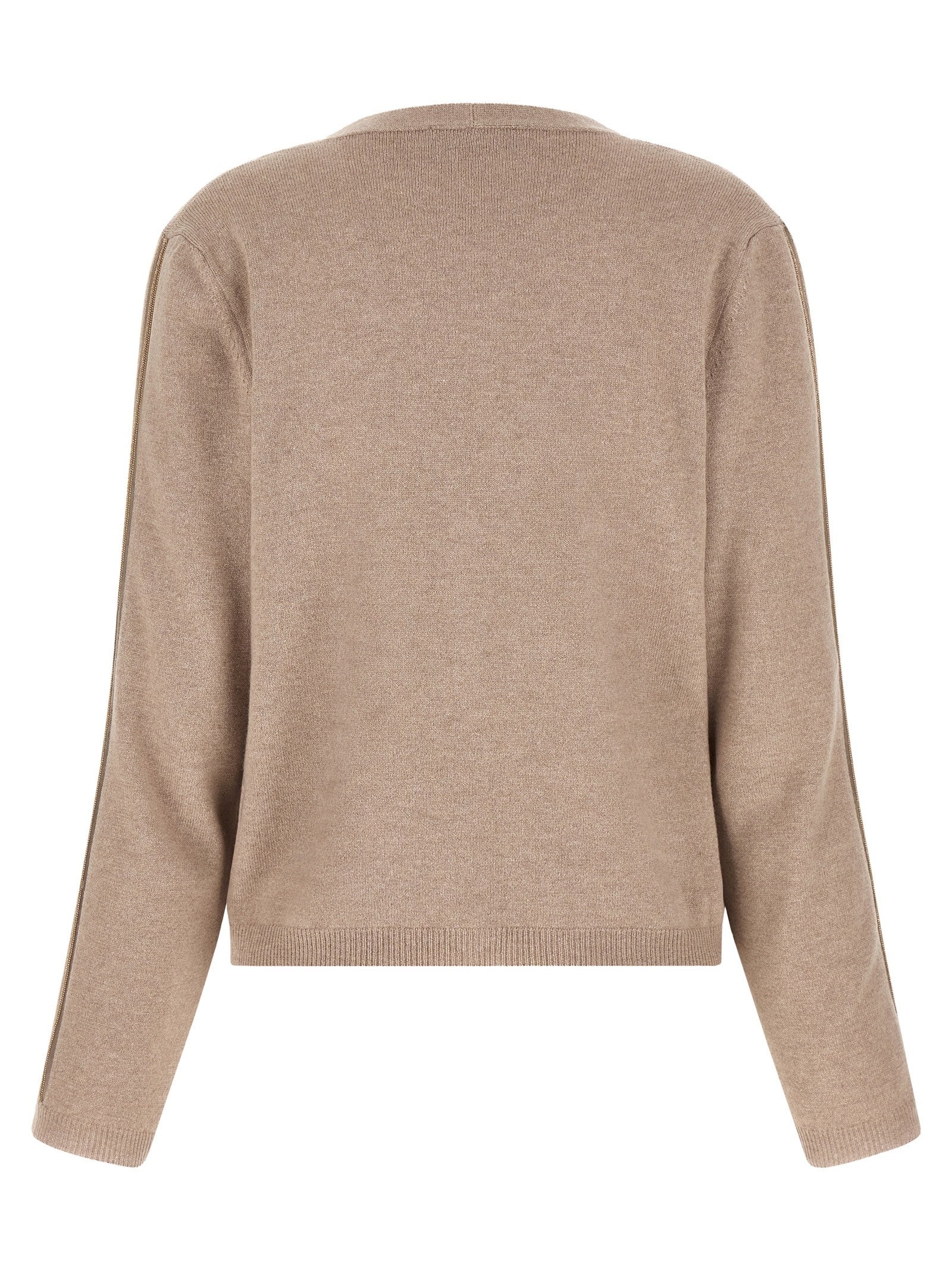 Fabiana Filippi Filo Diamante Cardigan Beige