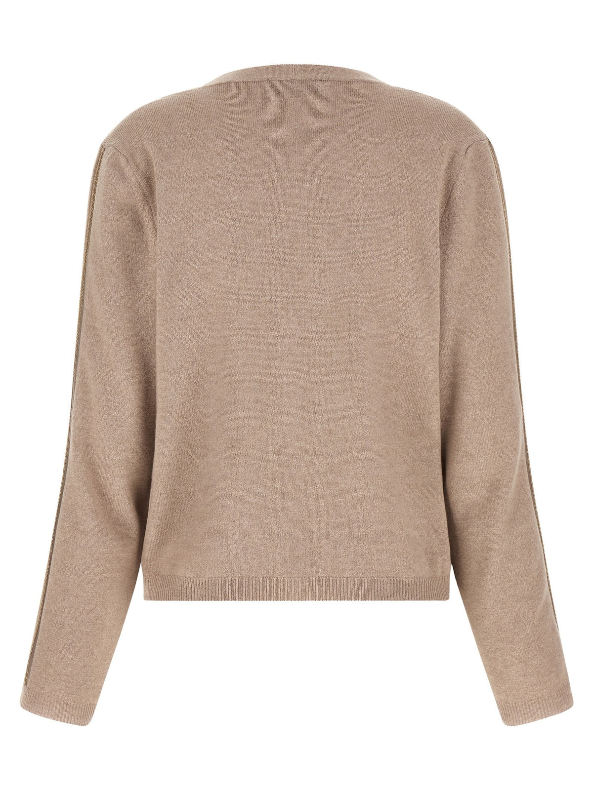 Fabiana Filippi Filo Diamante Cardigan Beige, view 2