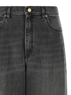 Fabiana Filippi Filo Diamante Jeans Grey, view 3