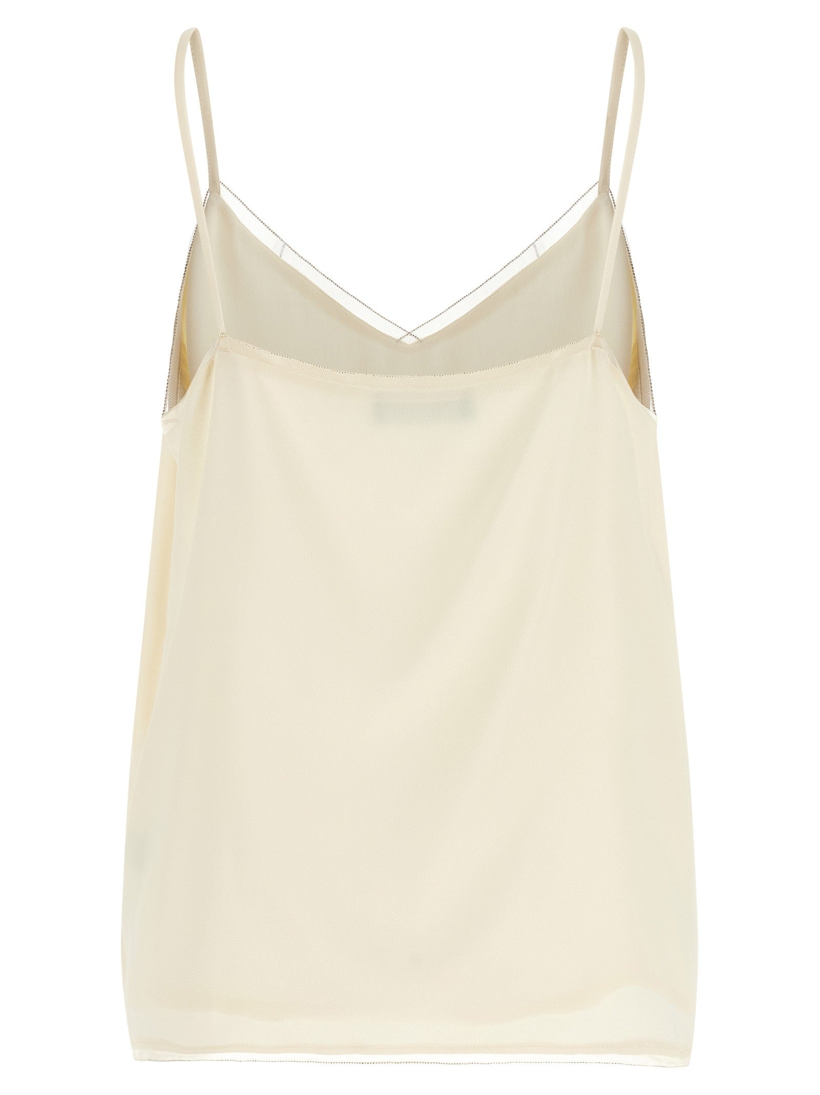 Fabiana Filippi Filo Diamante Top Beige