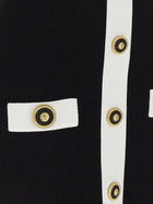 Balmain Filo Leone Catena Dress White, view 4