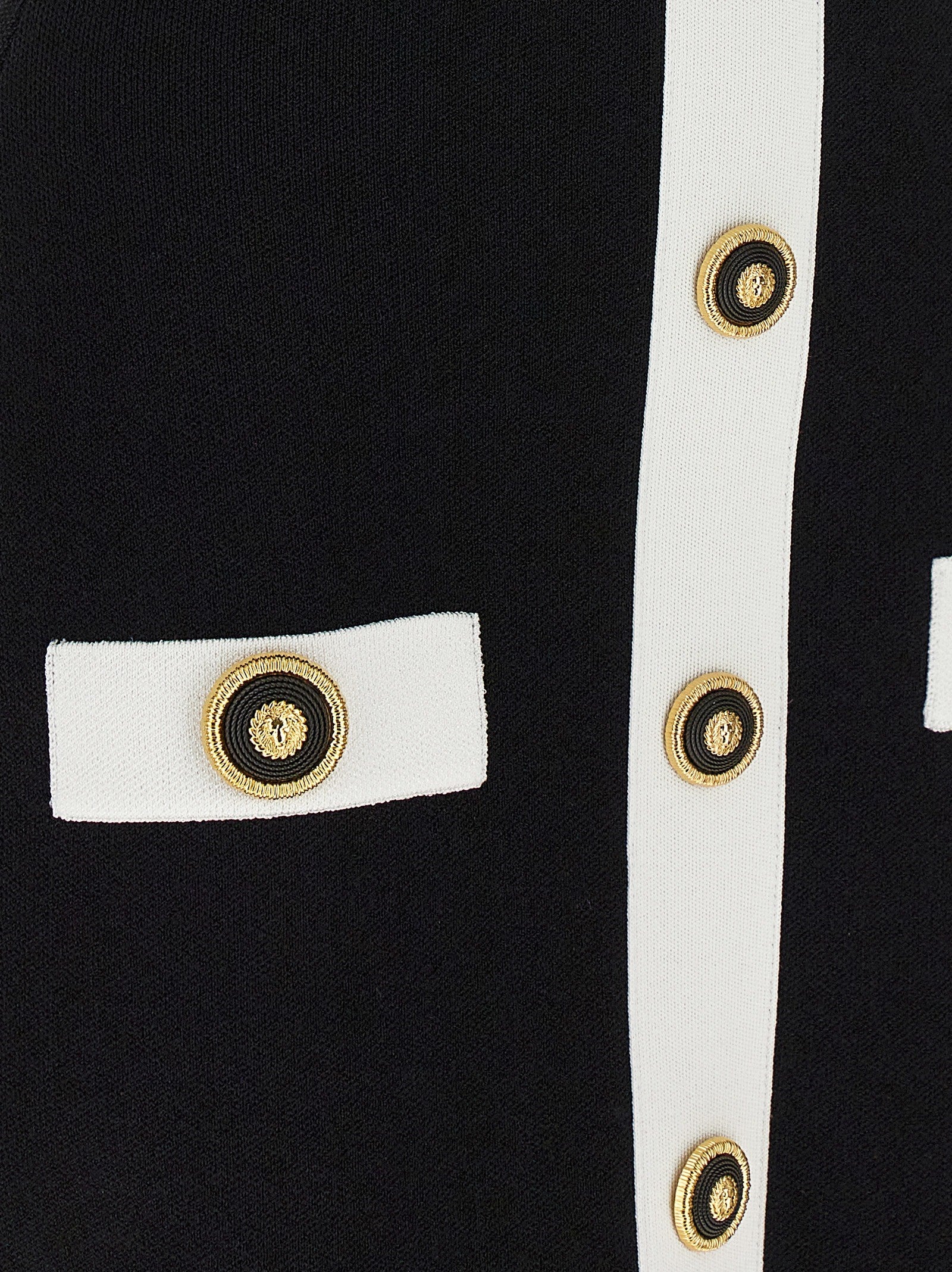 Balmain Filo Leone Catena Dress White