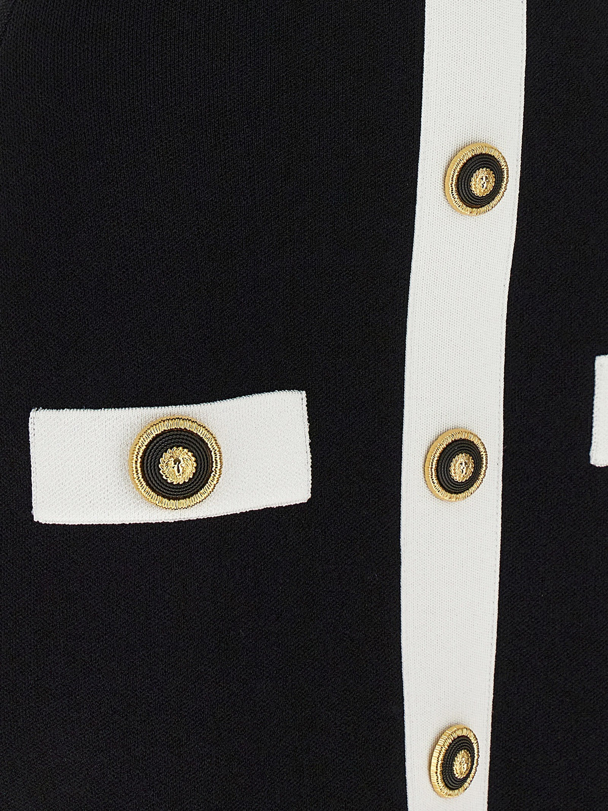 Balmain Filo Leone Catena Dress White, view 4