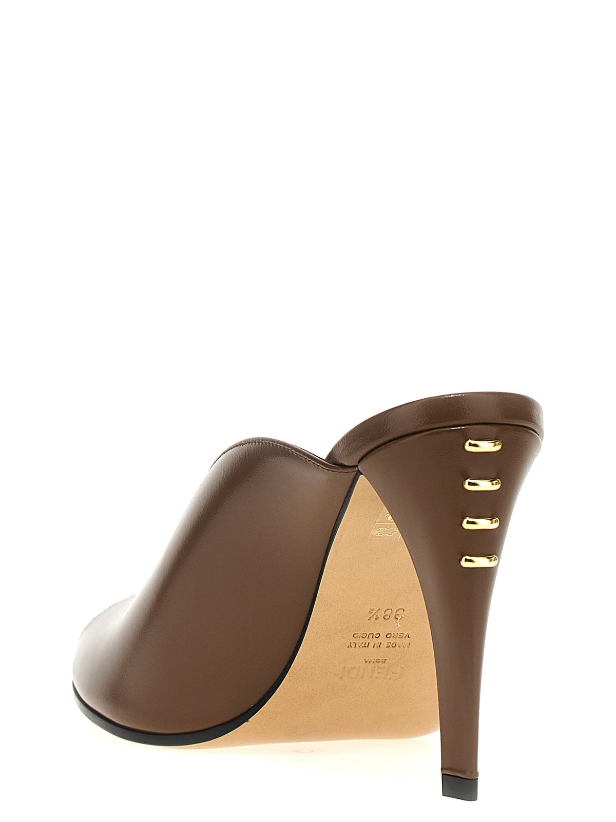 Fendi Filo Sandals Brown, view 3