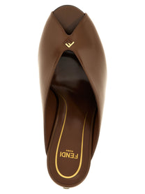 Fendi Filo Sandals Brown, view 4