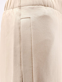 Max Mara Women's Filovia Silk and Cotton Jogger Trousers Beige