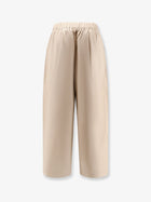 Max Mara Women's Filovia Silk and Cotton Jogger Trousers Beige, view 4