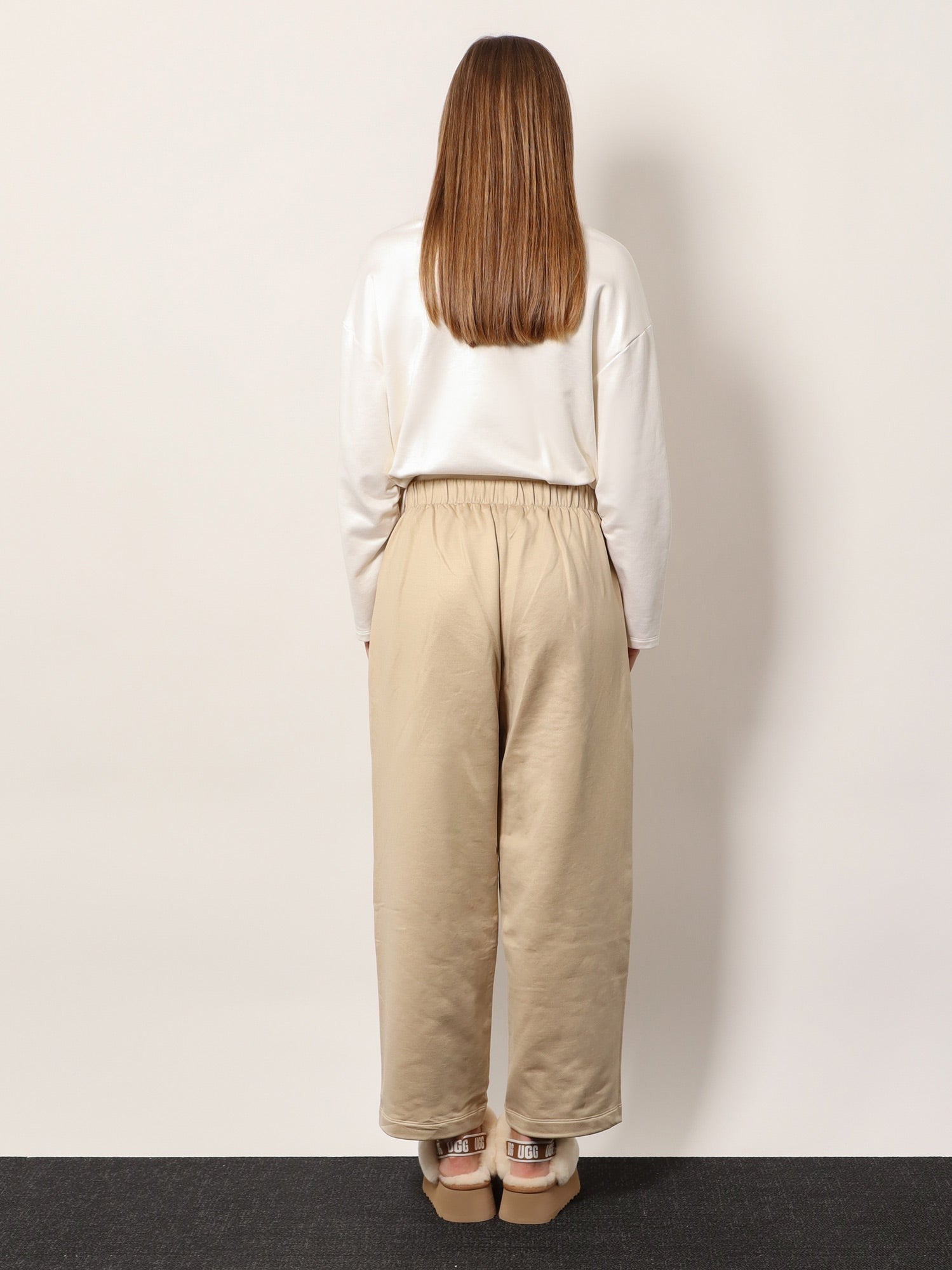Max Mara Women's Filovia Silk and Cotton Jogger Trousers Beige