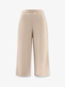 Max Mara Women's Filovia Silk and Cotton Jogger Trousers Beige