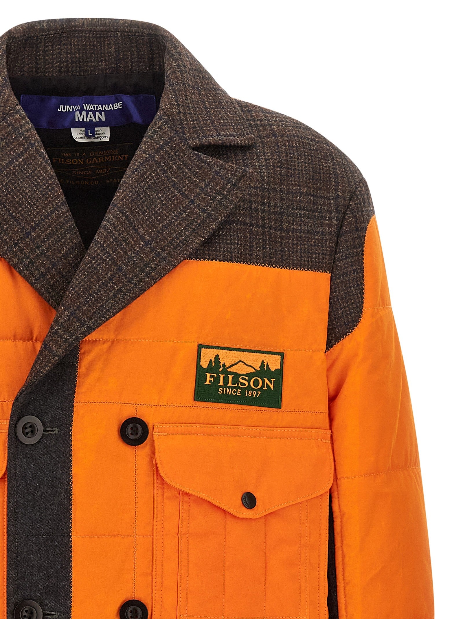 Junya Watanabe Filson Junya Watanabe Patchwork Coat Gold