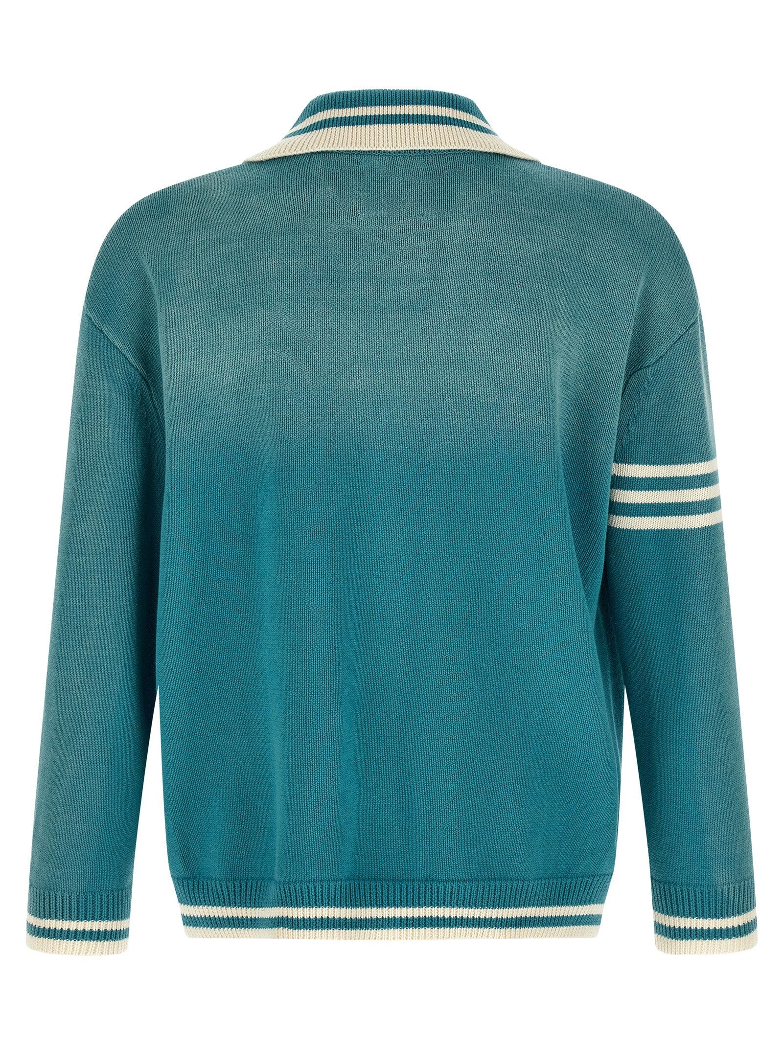 FOUND Fin Varsity Cardigan Blue