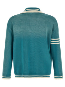FOUND Fin Varsity Cardigan Blue