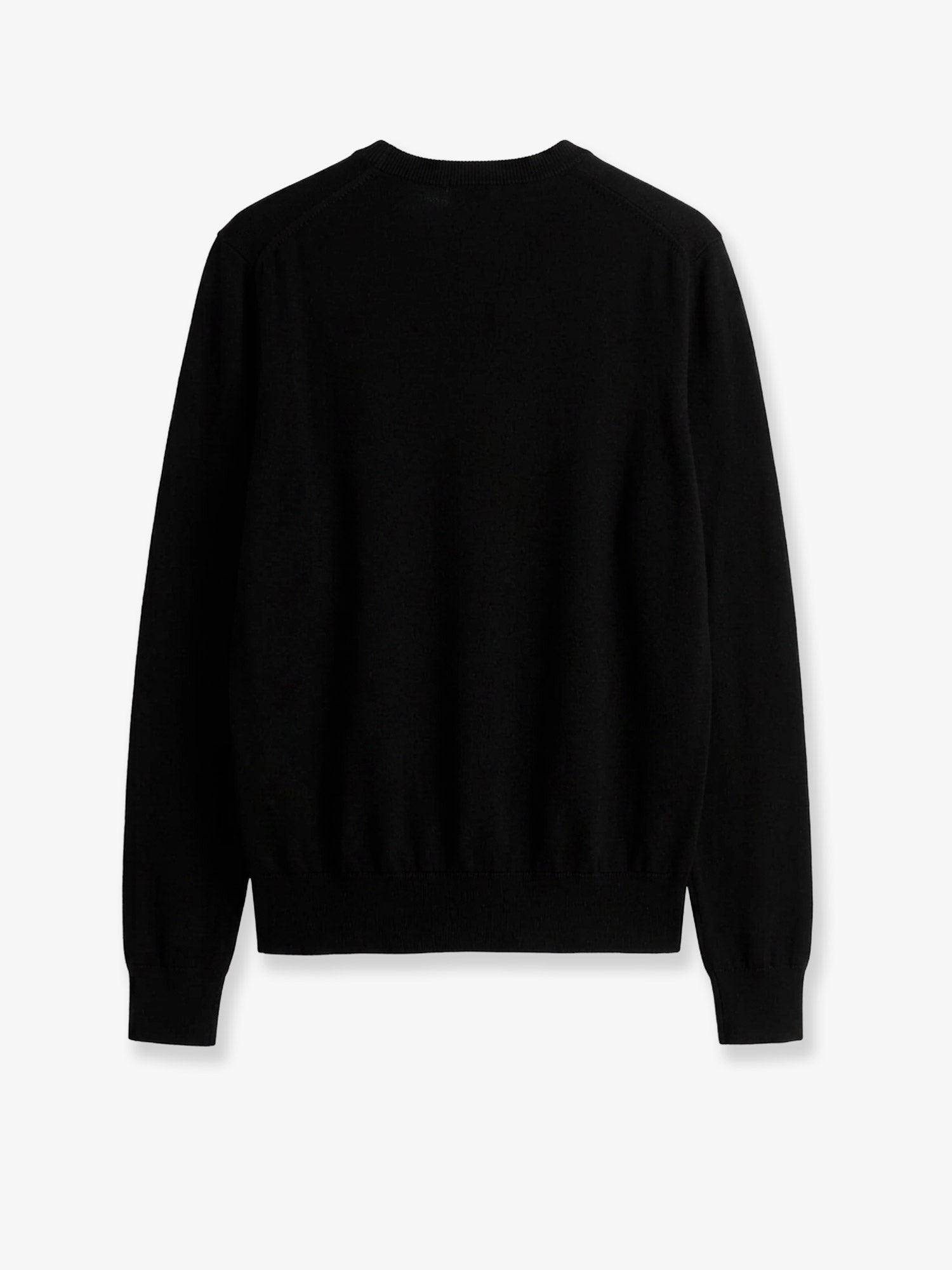 Toteme Women's Fine Crew Knit Wool and Silk Blend Sweater Black