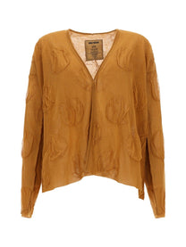 Uma Wang Women's Fine Knit Cardigan Beige
