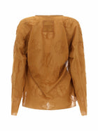 Uma Wang Women's Fine Knit Cardigan Beige, view 3