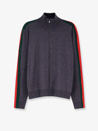 Gucci Men's Fine Wool Cardigan Grey