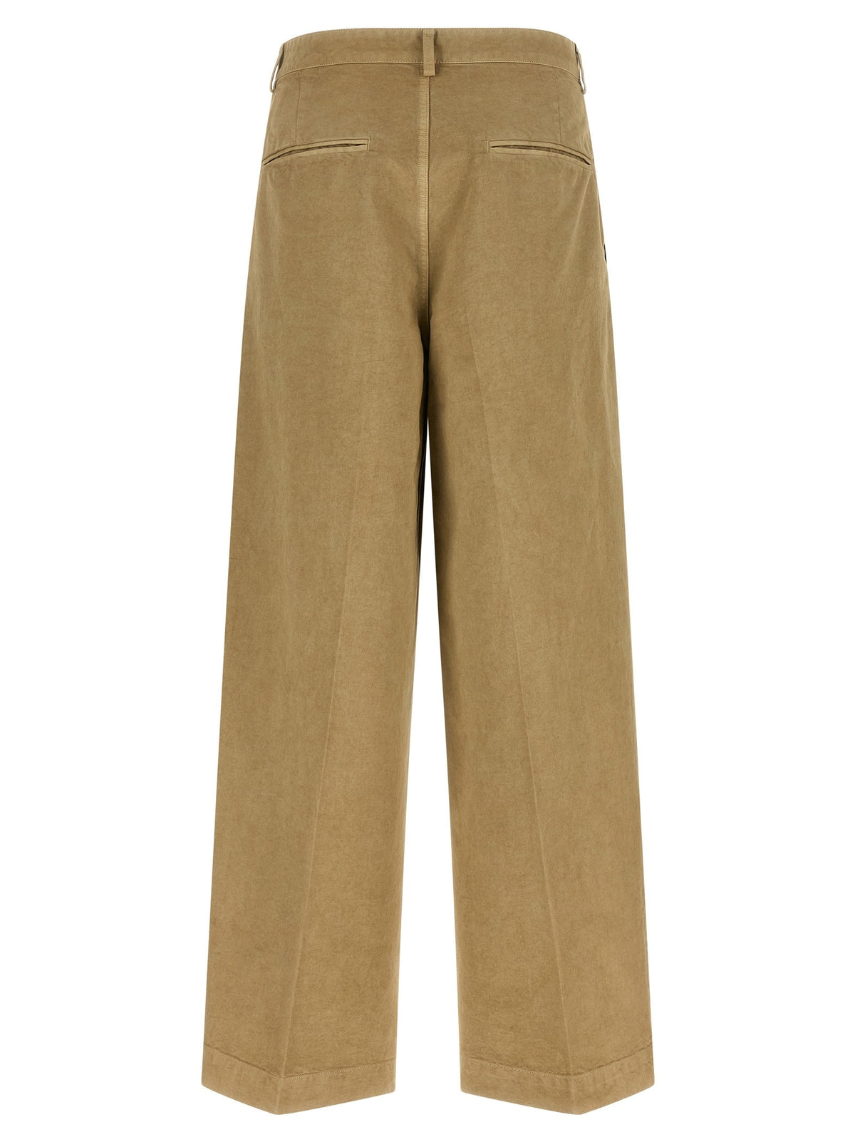 AURALEE Finx Cotton Pants Beige, view 2
