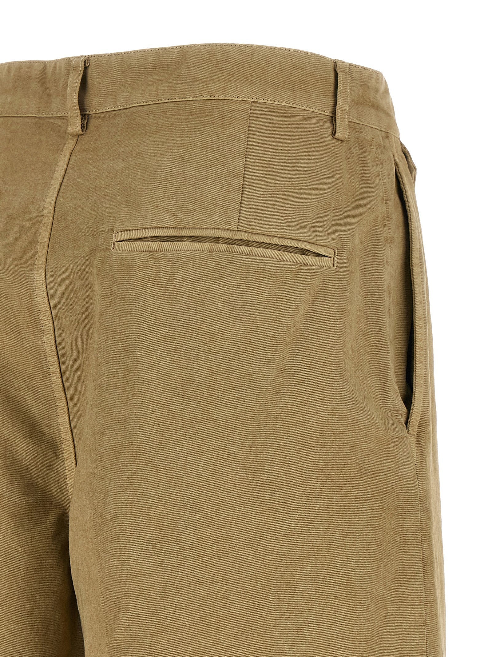 Auralee Finx Cotton Pants Beige